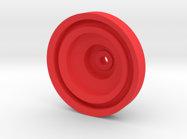 Yo-yo in Red Processed Versatile Plastic