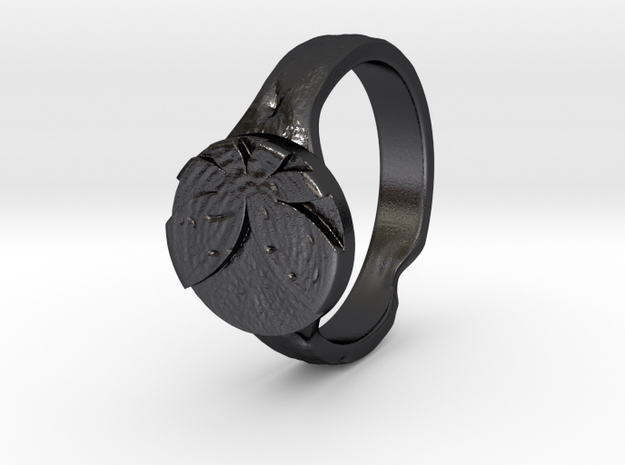 Vanquisher's Seal in Polished and Bronzed Black Steel: 8.5 / 58