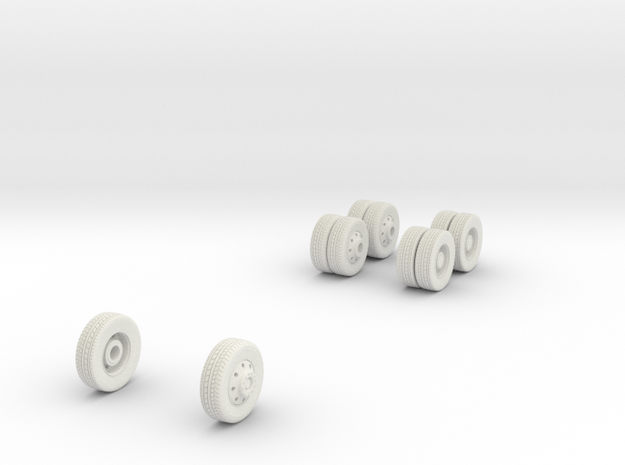 wheels (repaired) in White Natural Versatile Plastic