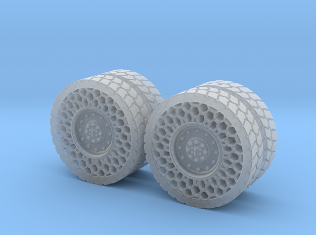 Airless Tires 1:35 - pattern 1 in Smooth Fine Detail Plastic