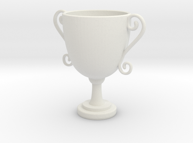 Mini trophy in White Natural Versatile Plastic