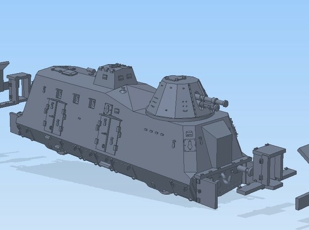 N 1-160 G-Wagen Armored Train BP-42 in Tan Fine Detail Plastic