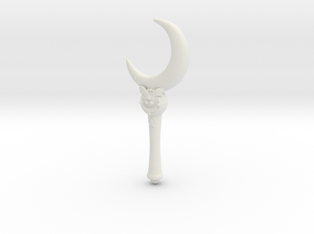  Sailor Moon COSPLAY wand: Large version in White Natural Versatile Plastic