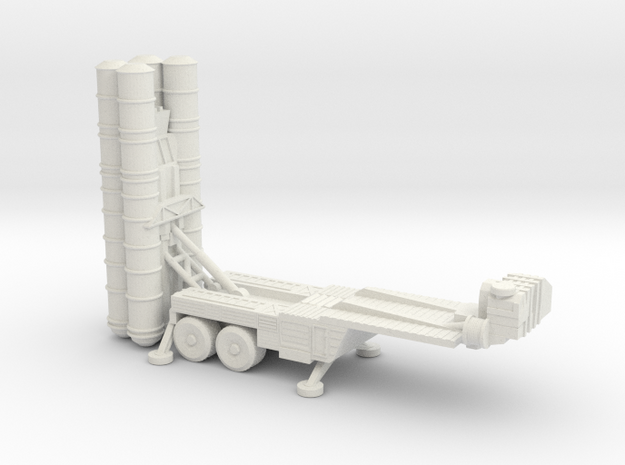 S-400 missiles 6mm Low Resolution in White Natural Versatile Plastic