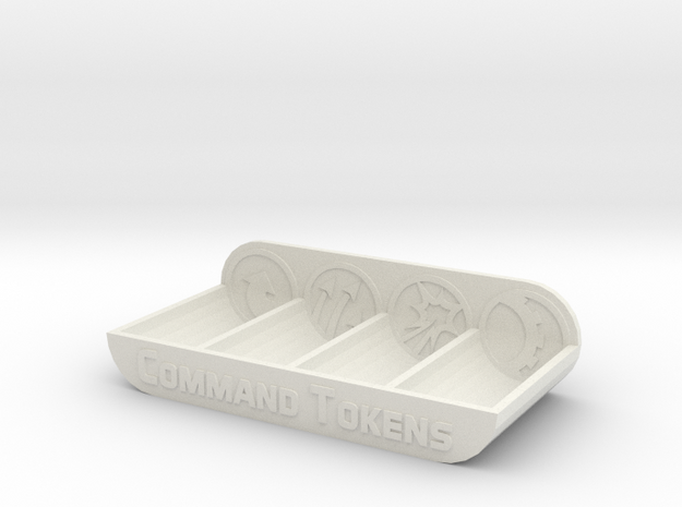 Armada Command Token Tray in White Natural Versatile Plastic