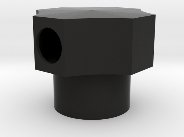 Fuel Sump Pump Filler Cap in Black Natural Versatile Plastic