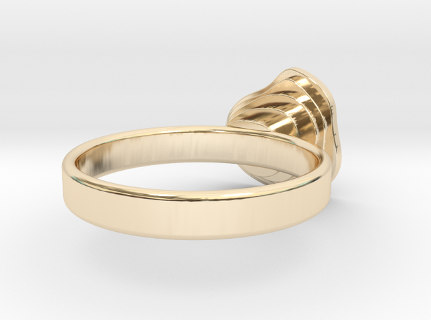Gold Mine Ring - UK L (inside diameter 16.31mm) in 14K Yellow Gold
