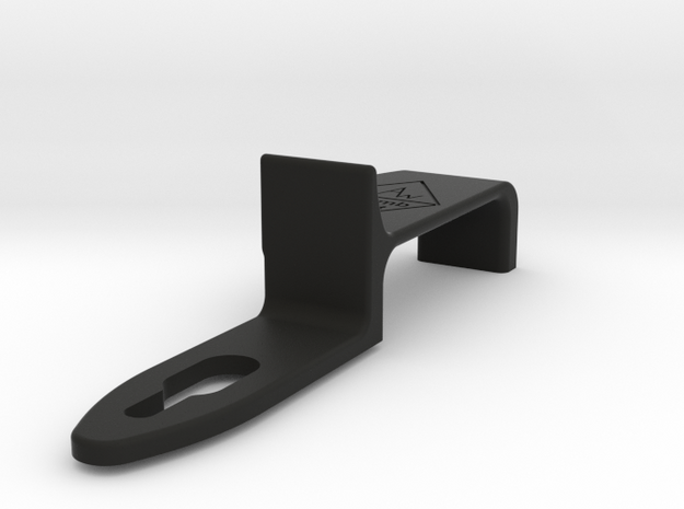The Deluxe WAW Modified Thumb Rest for Saxophone in Black Natural Versatile Plastic