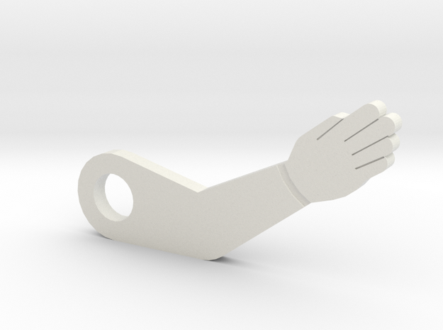 Party Zone Dummy Arm in White Natural Versatile Plastic