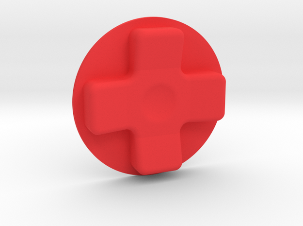 Dpad in Red Processed Versatile Plastic