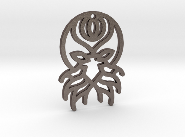 Cthulhu in Polished Bronzed Silver Steel