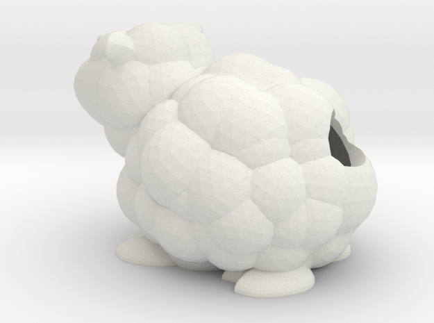 Salt Pepper Sheep in White Natural Versatile Plastic