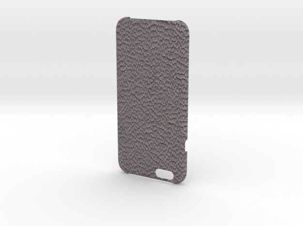 Iphone6 Cover Open Style (Leather Grey) in Full Color Sandstone