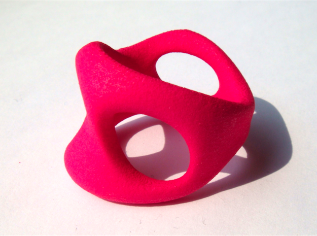 s3r032s8 GenusReticulum  in Red Processed Versatile Plastic