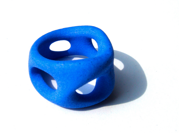 S3r036s6 GenusReticulum in Blue Processed Versatile Plastic