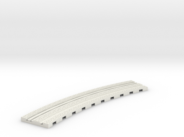 P-12-165stw-310-inside-curve-1a in White Natural Versatile Plastic