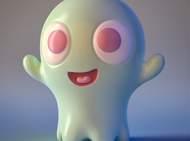 Boo-Boo the little ghost in Full Color Sandstone