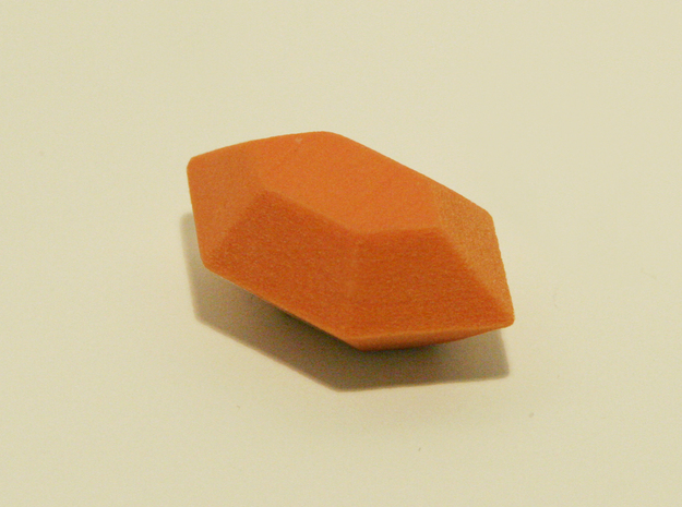 Zelda Fan Art: TLoZ: Orange Rupee in Full Color Sandstone
