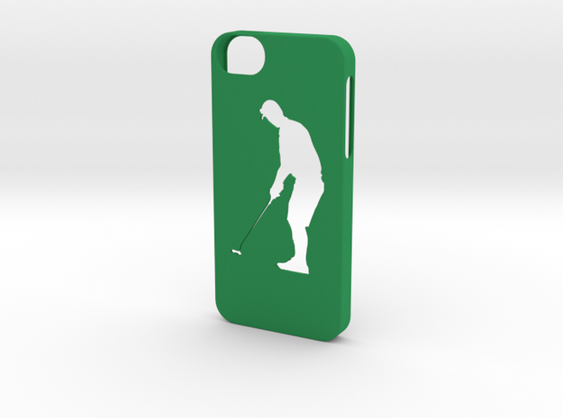 Iphone 5/5s golf case in Green Processed Versatile Plastic