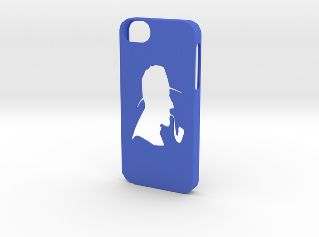 Iphone 5/5s detective case in Blue Processed Versatile Plastic