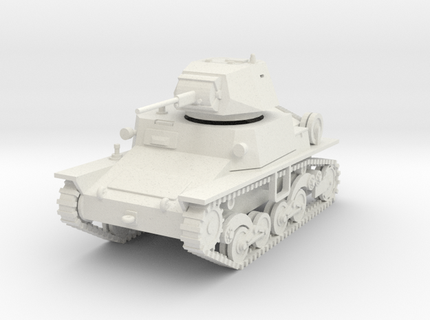 PV81 Italian L6/40 Light Tank (1/48) in White Natural Versatile Plastic