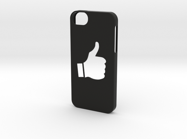 Iphone 5/5s thumbs up case  in Black Natural Versatile Plastic