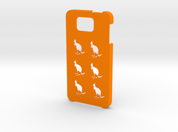 Samsung Galaxy Alpha Kangaroos case in Orange Processed Versatile Plastic