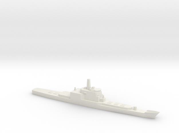 Aegis and VLS refitted Long Beach, 1/2400 in White Natural Versatile Plastic
