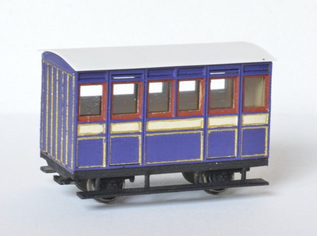  FR Ashbury 4w Carriage FIRST in Tan Fine Detail Plastic