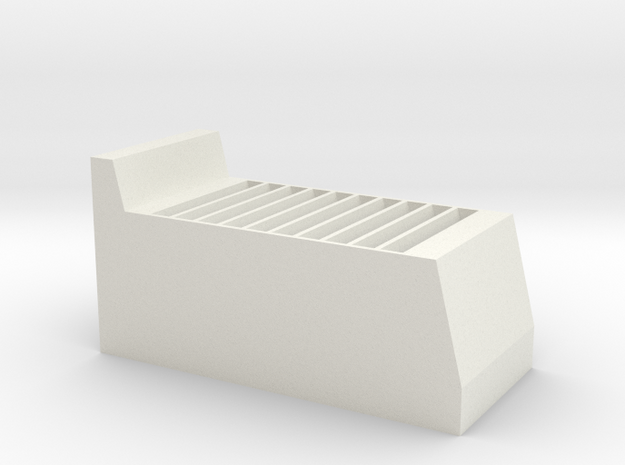 3DS/DS Game Cartridge Stand in White Natural Versatile Plastic