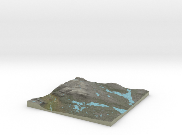 Terrafab generated model Tue Aug 18 2015 21:20:18  in Full Color Sandstone