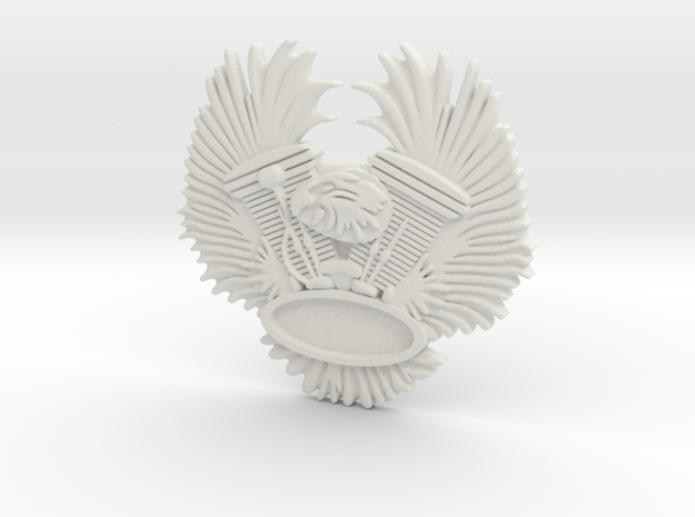 Immortan Joe "Eagle" Badge / Medal - Easyriders in White Natural Versatile Plastic