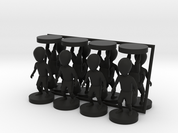 small figures kit for Strategist in Black Natural Versatile Plastic