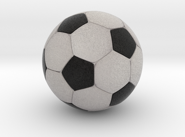 Foosball 1.2" Inch / 3.048 cm diameter in Full Color Sandstone