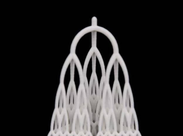 Sierpinski in White Natural Versatile Plastic