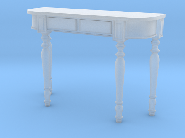 1:24 Colonial Console Table in Smooth Fine Detail Plastic