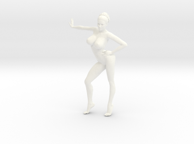 Long Leg Lady scale 1/10  005 in White Processed Versatile Plastic: 1:10