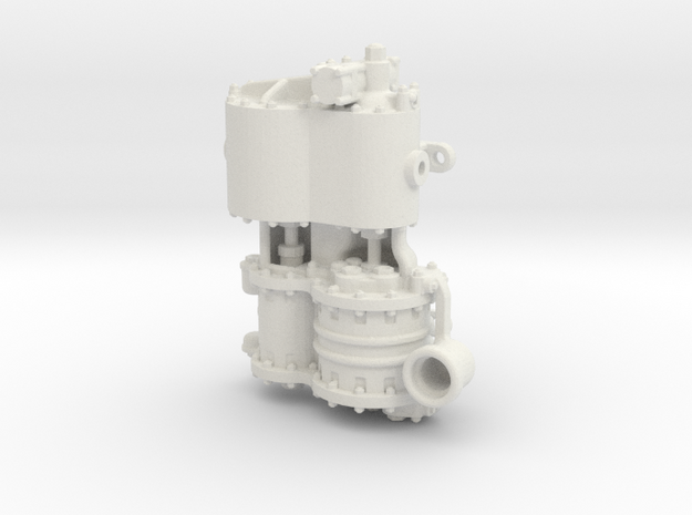 Air Compressor G Intake in White Natural Versatile Plastic