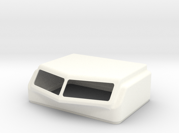 KW Aero 1 Style Cap For Stock Bunk in White Processed Versatile Plastic