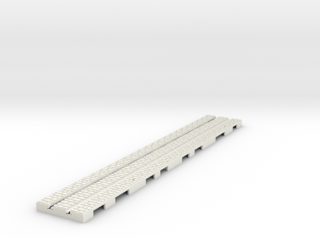 P-9stw-long-straight-1a small stone in White Natural Versatile Plastic