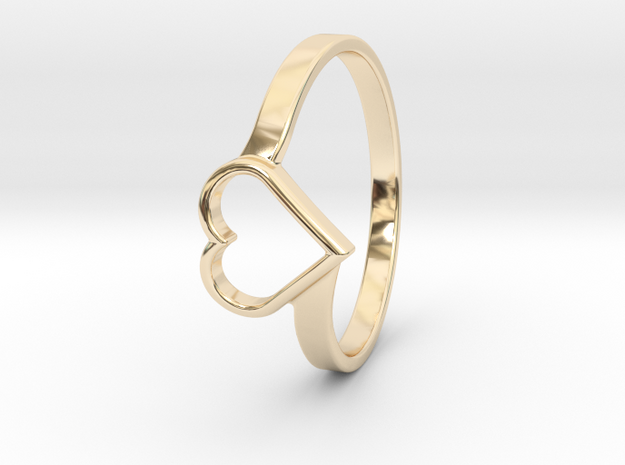 Heart Ring in 14K Yellow Gold