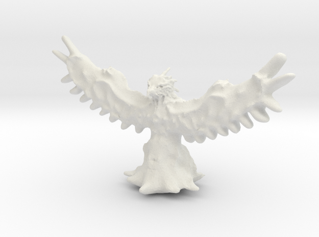 Phoenix Miniature in White Natural Versatile Plastic