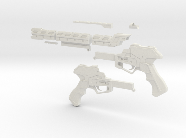 RW1 Railgun Advanced Warfare "Full scale" in White Natural Versatile Plastic