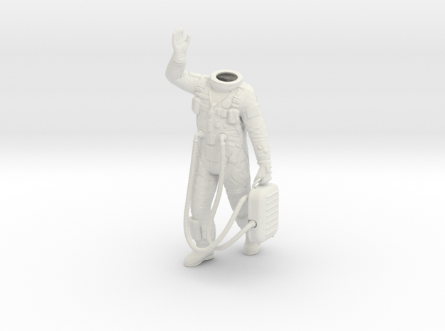 1:6 Gemini Astronaut / Body Nr 1 in White Natural Versatile Plastic
