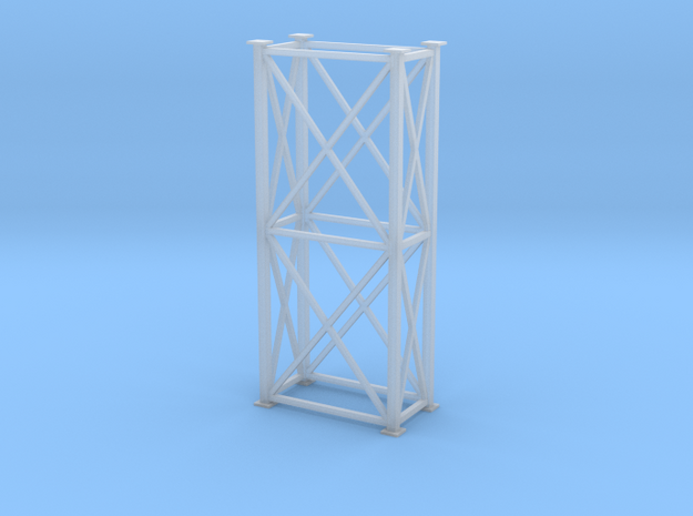 'S Scale' - 4' x 8' x 20' Tower in Smooth Fine Detail Plastic
