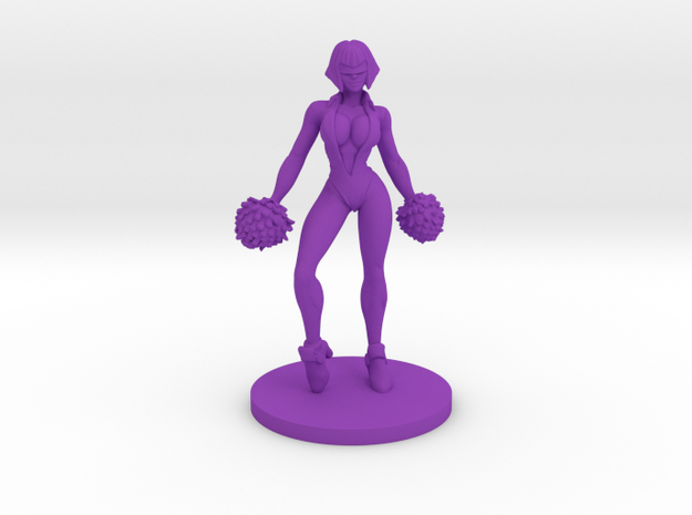 Cheerleader #2 for Slaughterball in Purple Processed Versatile Plastic