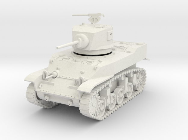 PV90 M5 Stuart Light Tank (1/48) in White Natural Versatile Plastic