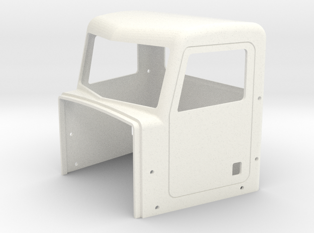 Pete Style Day Cab in White Processed Versatile Plastic