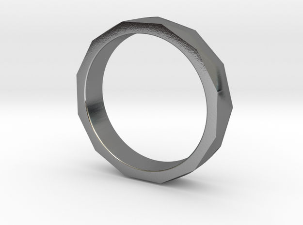 Engineers Ring - US Size 6.5 in Polished Silver