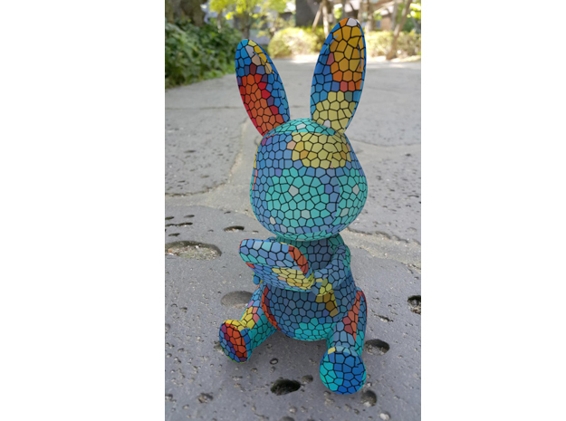 Phoneholic Rabbit - inspired by Gaudi in Full Color Sandstone